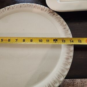 GG Collection Lg Round Cream Platter